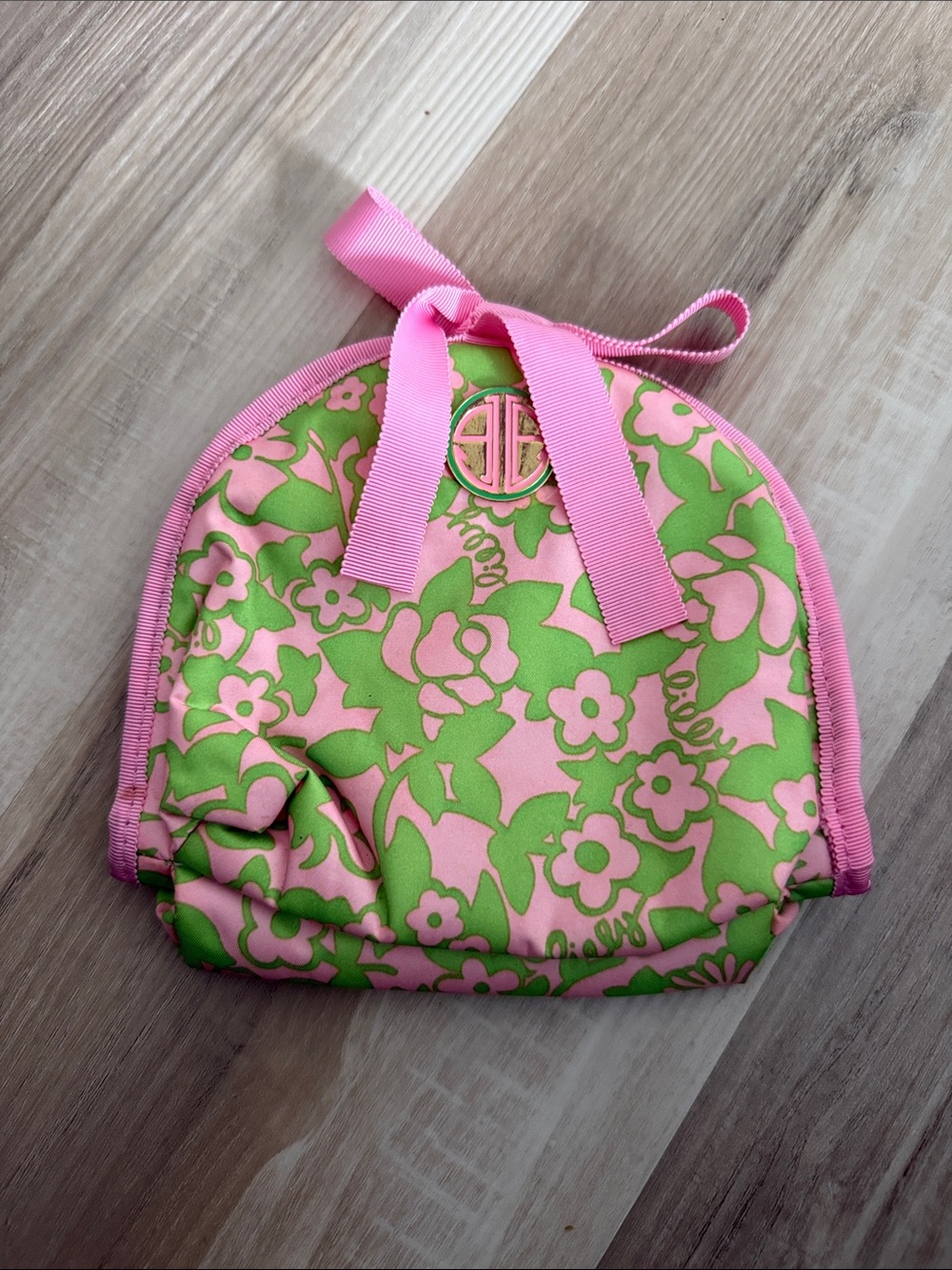 LILLY PULITZER VINTAGE TRAVEL JEWELRY POUCH